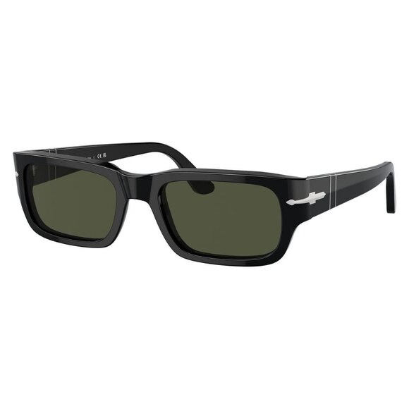 New PERSOL Adrien Black Rectangle PO3347S 95/31 Sunglasses Women - Picture 1 of 6